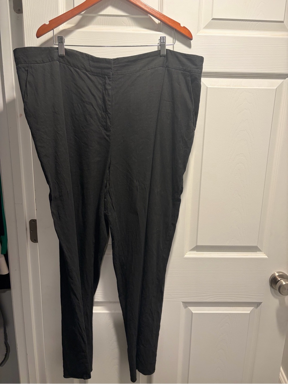 MM Lafleur Black Linen Tinsley Women's Trousers